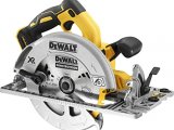 DeWALT DCS572NT Aku kotúčová píla so základňou pre lištu 184 mm, 18 V