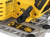 DeWALT DCS572NT Aku kotúčová píla so základňou pre lištu 184 mm, 18 V