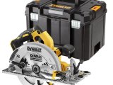DeWALT DCS572NT Aku kotúčová píla so základňou pre lištu 184 mm, 18 V