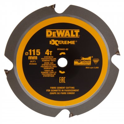 DeWALT DT20421 Pílový kotúč EXTREME 115 mm, 4 z pre DCS571