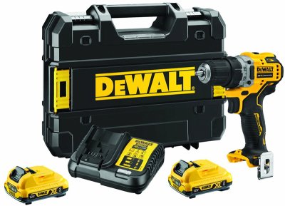 DeWALT DCD701D2 Aku vŕtačka bezuhlíková 12 V, 2 Ah
