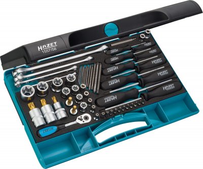 HAZET Sada nástrčných hlavíc TORX® 1557/58 ∙ 58 ks