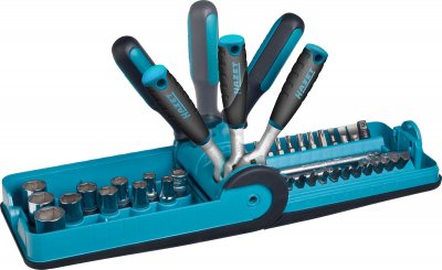HAZET Sada nástrčných hlavíc a bitov HiPer „Smart Case“ 856-1HP ∙ 38 ks
