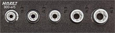 HAZET Sada nástrčných hlavíc TORX® (1/12) 900-E/5 ∙ 1/2" ∙ 5 ks