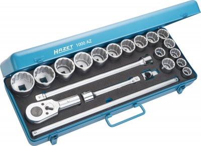 HAZET Sada nástrčných hlavíc 1000AZ ∙ 3/4" ∙ 21 ks