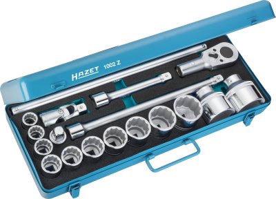 HAZET Sada nástrčných hlavíc 1002Z ∙ 3/4" ∙ 18 ks