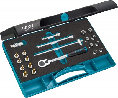 HAZET Sada nástrčných hlavíc TORX® 1557/21 ∙ 21 ks