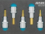 HAZET Sada nástrčných hlavíc 163-215/5 ∙ 1/2" ∙ 5 ks