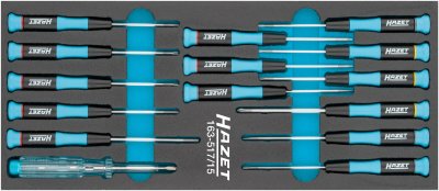 HAZET Sada elektronických skrutkovačov 163-517/15 ∙ 15 ks