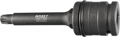 HAZET Sada nástrčných hlavíc TORX® pre brzdové kotúče 2784-T60/4 ∙ 4 ks