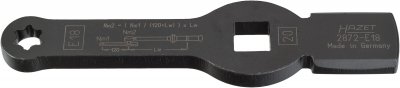HAZET Rázový uťahovač TORX® s2 údernými plochami 2872-E18 ∙ 3/4"