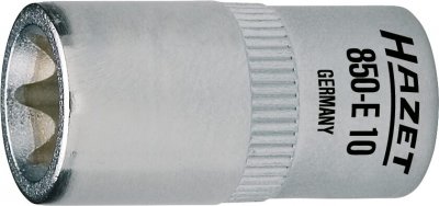 HAZET Nástrčná hlavica TORX® 850-E4 ∙ 1/4" ∙ E4