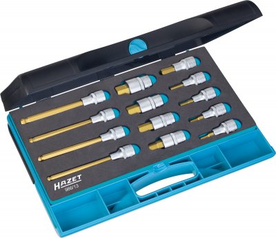 HAZET Sada nástrčných hlavíc 986/13 ∙ 1/2" ∙ 13 ks