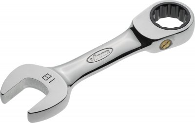 VIGOR Račňový očkoplochý kľúč, krátke prevedenie V2832 ∙ 18 ∙ 131 mm