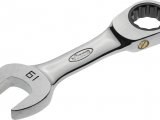 VIGOR Račňový očkoplochý kľúč, krátke prevedenie V2833 ∙ 19 ∙ 136 mm