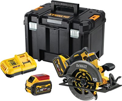 DeWALT DCS578T2 Aku kotúčová píla XR Flexvolt 54 V, 6 Ah