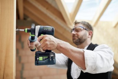 FESTOOL 575601 Akumulátorový vŕtací skrutkovač TDC 18/4 I-Basic QUADRIVE