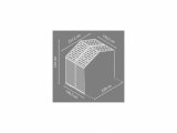 Palram Skylight 8x4 Záhradný domček šedý - rozširovací modul