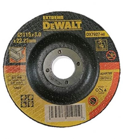DeWALT DX7927 Rezný  kotúč vypuklý HIGH PERFOMANCE na kov,  ø 115 mm