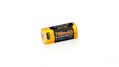 FENIX RCR123A Dobíjacia batéria 700 mAh USB Li-ion High Current