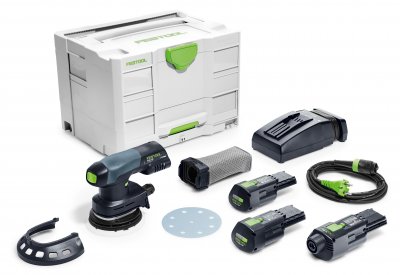 FESTOOL 201527 Akumulátorová excentrická brúska ETSC 125 Li 3,1-Set, 18 V