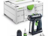 FESTOOL 576434 Akumulátorový vŕtací skrutkovač C 18-Basic