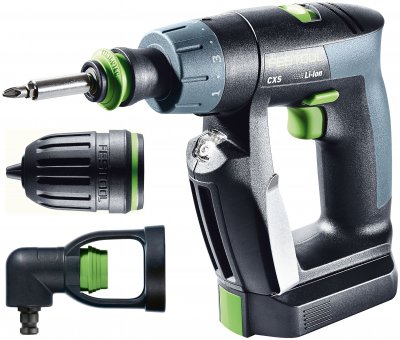 FESTOOL 576093 Akumulátorový vŕtací skrutkovač CXS 2,6-Set, 10,8 V