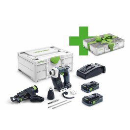 FESTOOL 577429 Akumulátorový skrutkovač na stavbu DWC 18-4500 I-Plus Organizer Edition DURADRIVE