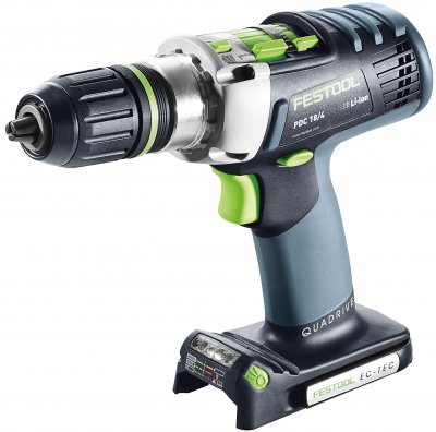 FESTOOL 576466 Akumulátorový skrutkovač s príklepom PDC 18/4-Basic QUADRIVE