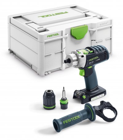 FESTOOL 576466 Akumulátorový skrutkovač s príklepom PDC 18/4-Basic QUADRIVE