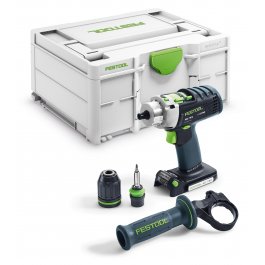 FESTOOL 576466 Akumulátorový skrutkovač s príklepom PDC 18/4-Basic QUADRIVE