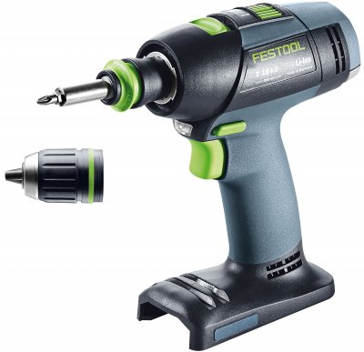 FESTOOL 576448 Akumulátorový vŕtací skrutkovač T 18+3-Basic