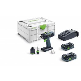 FESTOOL 576446 Akumulátorový vŕtací skrutkovač T 18+3 HPC 4,0 I-Plus