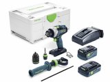 FESTOOL 575602 Akumulátorový vŕtací skrutkovač  TDC 18/4 5,2/4,0 I-Plus QUADRIVE