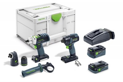 FESTOOL 576488  Akumulátorový rázový uťahovač TID18 5,2/4,0 I-Set PDC18