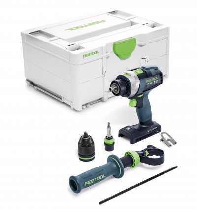 FESTOOL 575604 Akumulátorový skrutkovač s príklepom TPC 18/4 I-Basic QUADRIVE
