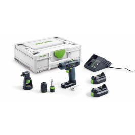 FESTOOL 576102 Akumulátorový vŕtací skrutkovač TXS 2,6-Set, 10,8 V