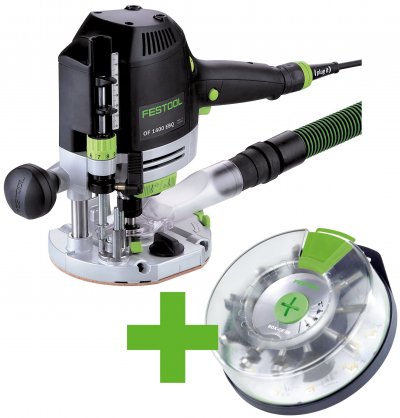 FESTOOL 576540 Horná frézka OF 1400 EBQ-Plus + Box-OF-S, 1400 W