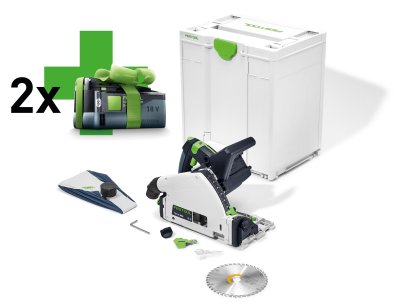 FESTOOL 577025 Akumulátorová ponorná píla TSC 55 KEB-Basic-5,2