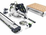 FESTOOL 576663 Kapovacia píla (s ťahovou funkciou) KS 120 REB-Set-MFT KAPEX