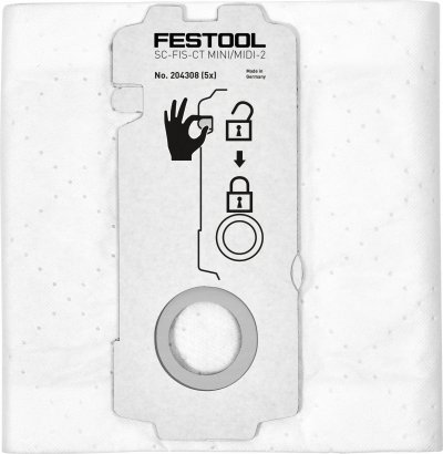 FESTOOL 204308 Filtračné vrecká SELFCLEAN SC-FIS-CT MINI/MIDI-2/5 ks