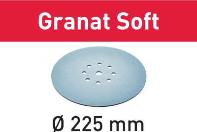 FESTOOL 204221 Brúsne kotúče STF D225 P80 GR S/25 Granat Soft, 25 ks