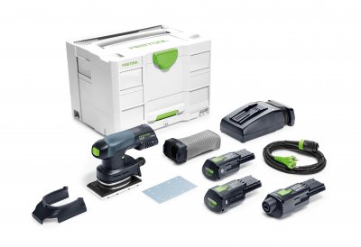 FESTOOL 575724 Akumulátorová vibračná brúska RTSC 400 Li 3,1 I-Set