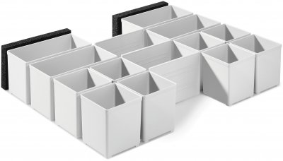 FESTOOL 201124 Vkladacie boxy Set 60x60/120x71 3xFT, 17 ks