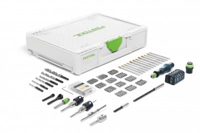 FESTOOL 576804 Montážny balík SYS3 M 89 ORG CE-SORT - vrtáky do dreva