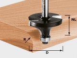 FESTOOL 491009 Zaobľovacia fréza HW S8 D16,7/R2 KL