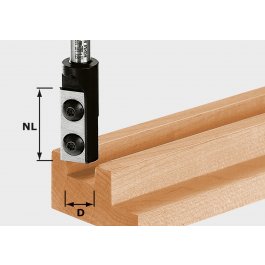 FESTOOL 491079 Drážkovacia fréza s vym. platničkami HW stopka 8 mm HW S8 D10/25 WP Z1