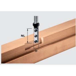 FESTOOL 497454 Drážkovacia fréza s vym. platničkami HW stopka 8 mm HW S12 D16/50 WP