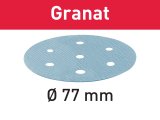 FESTOOL 497405 Brúsne kotúče STF D77/6 P80 GR/50 Granat