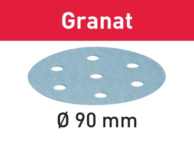FESTOOL 498326 Brúsne kotúče STF D90/6 P500 GR/100 Granat